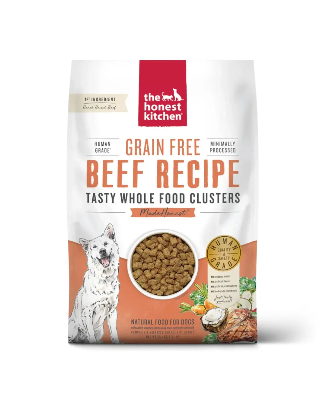 Honest Kitchen - Cluster Nourriture sans grains pour chiens The Honest Kitchen