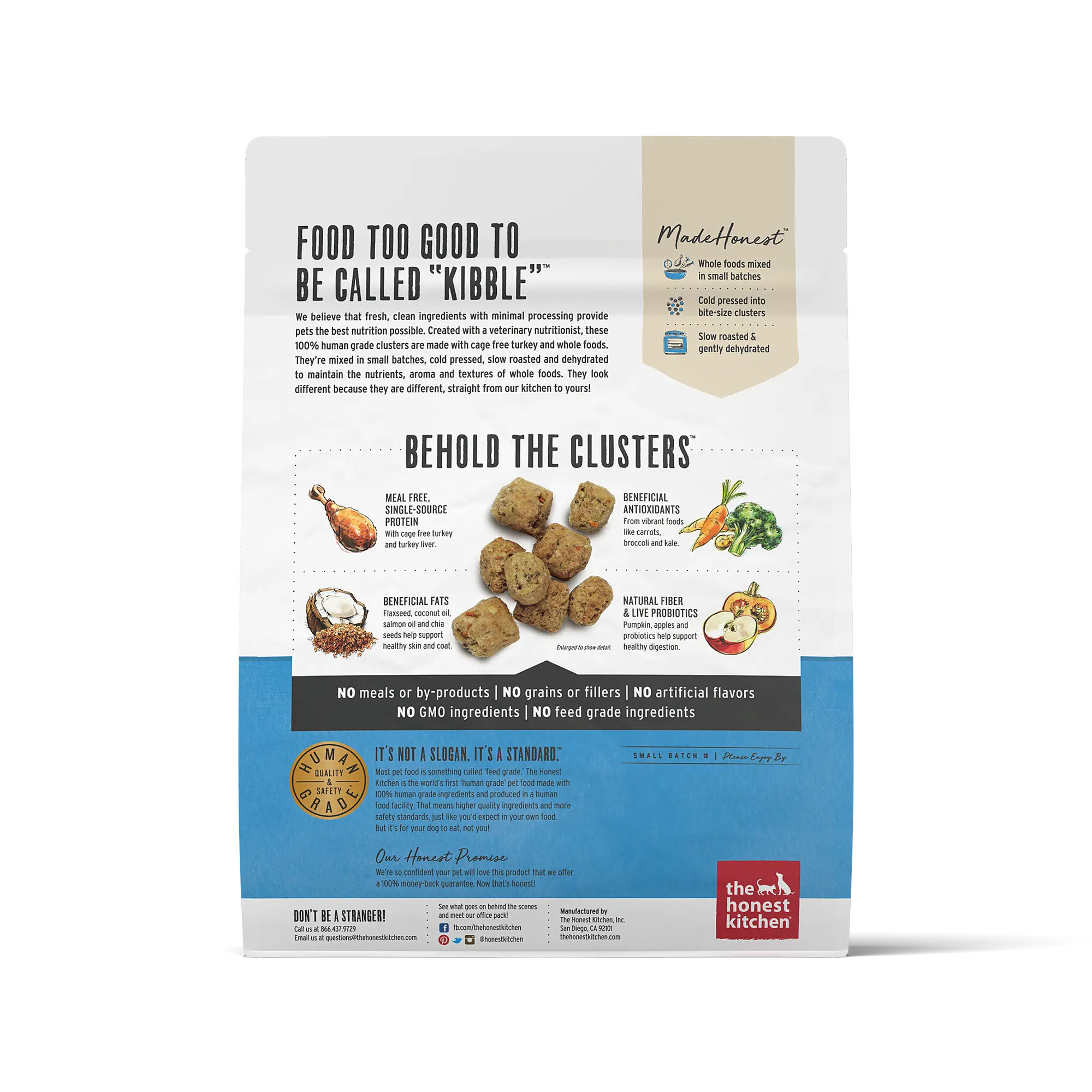 Honest Kitchen - Croquettes pour Chien Sans Céréales et Grains Entiers The Honest Kitchen