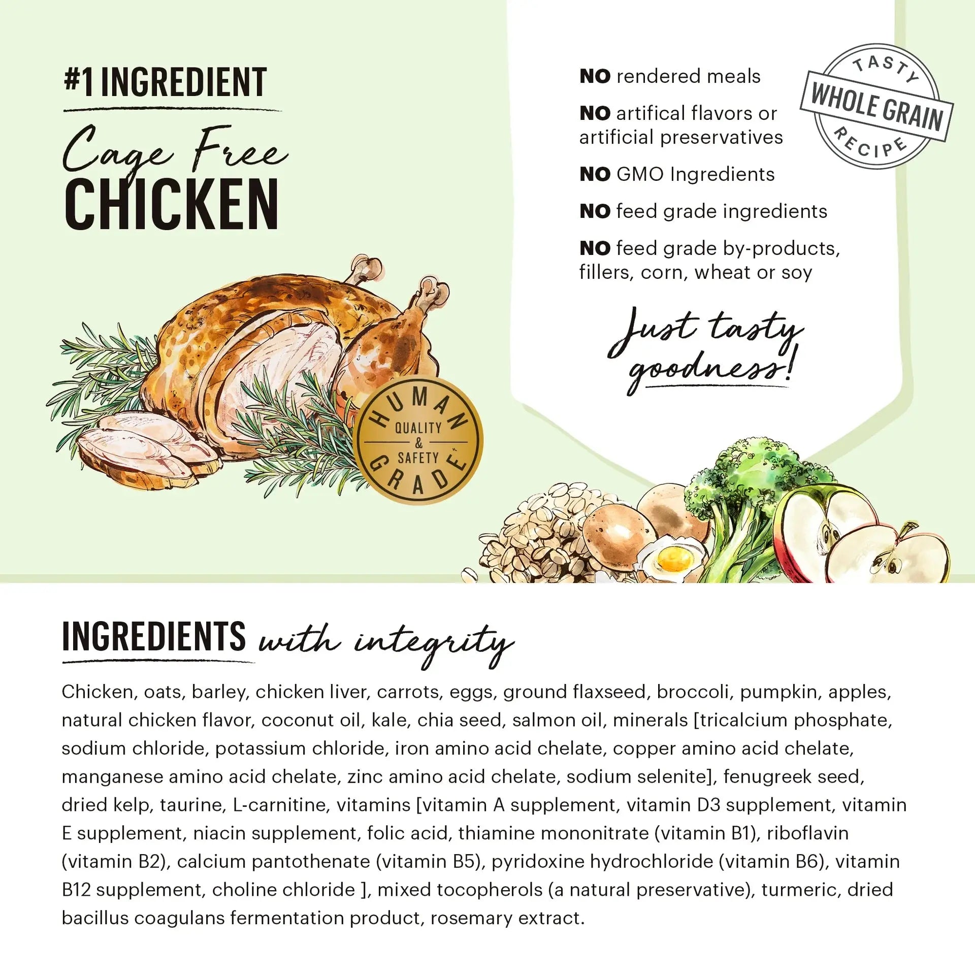 Honest Kitchen - Croquettes pour Chien Sans Céréales et Grains Entiers The Honest Kitchen