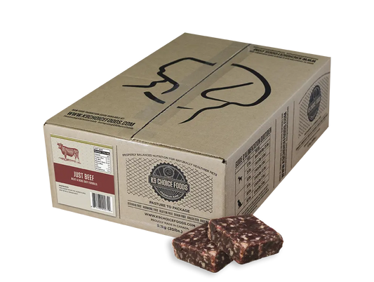 K9 Choice - Just Beef Juste du Boeuf crue pour chien 20 lbs K9 Choice