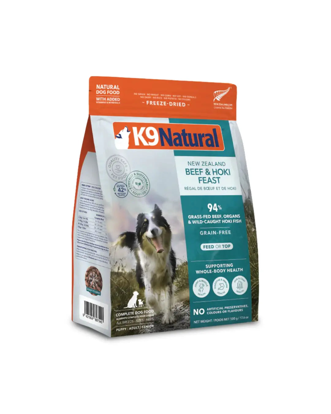 K9 Natural - Croquettes lyophilisées pour chiens K9 Natural