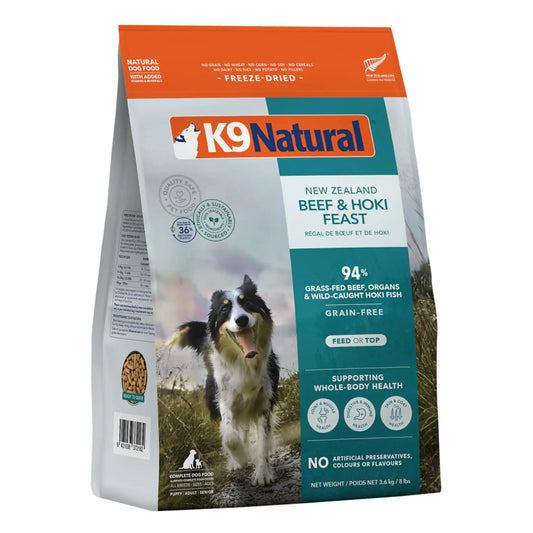 K9 Natural - Nourriture lyophilisées pour chiens