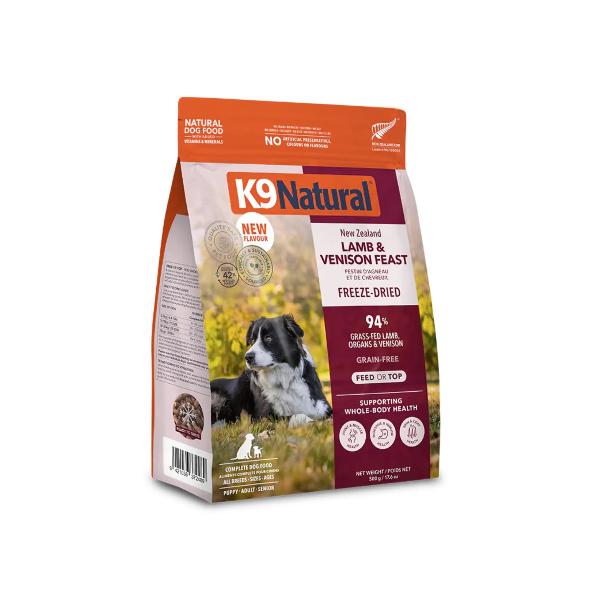 K9 Natural - Nourriture lyophilisées pour chiens