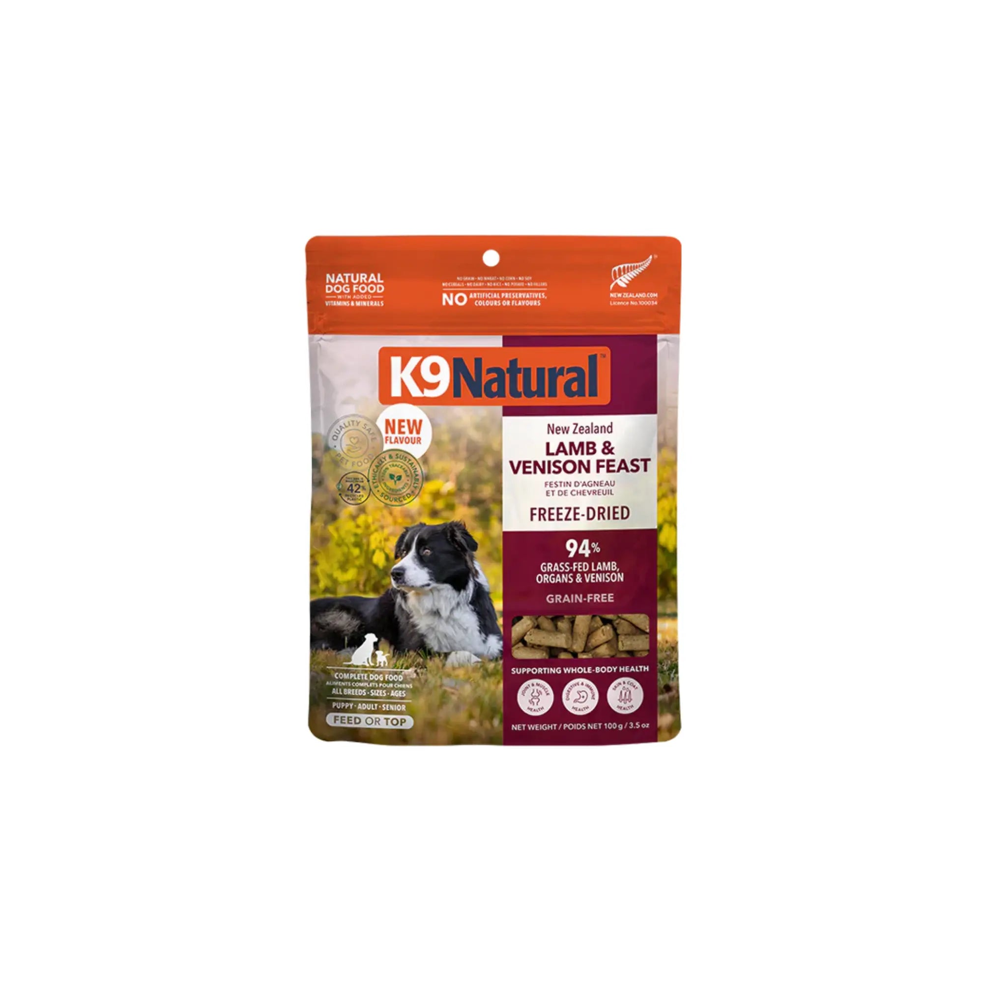 K9 Natural - Nourriture lyophilisées pour chiens