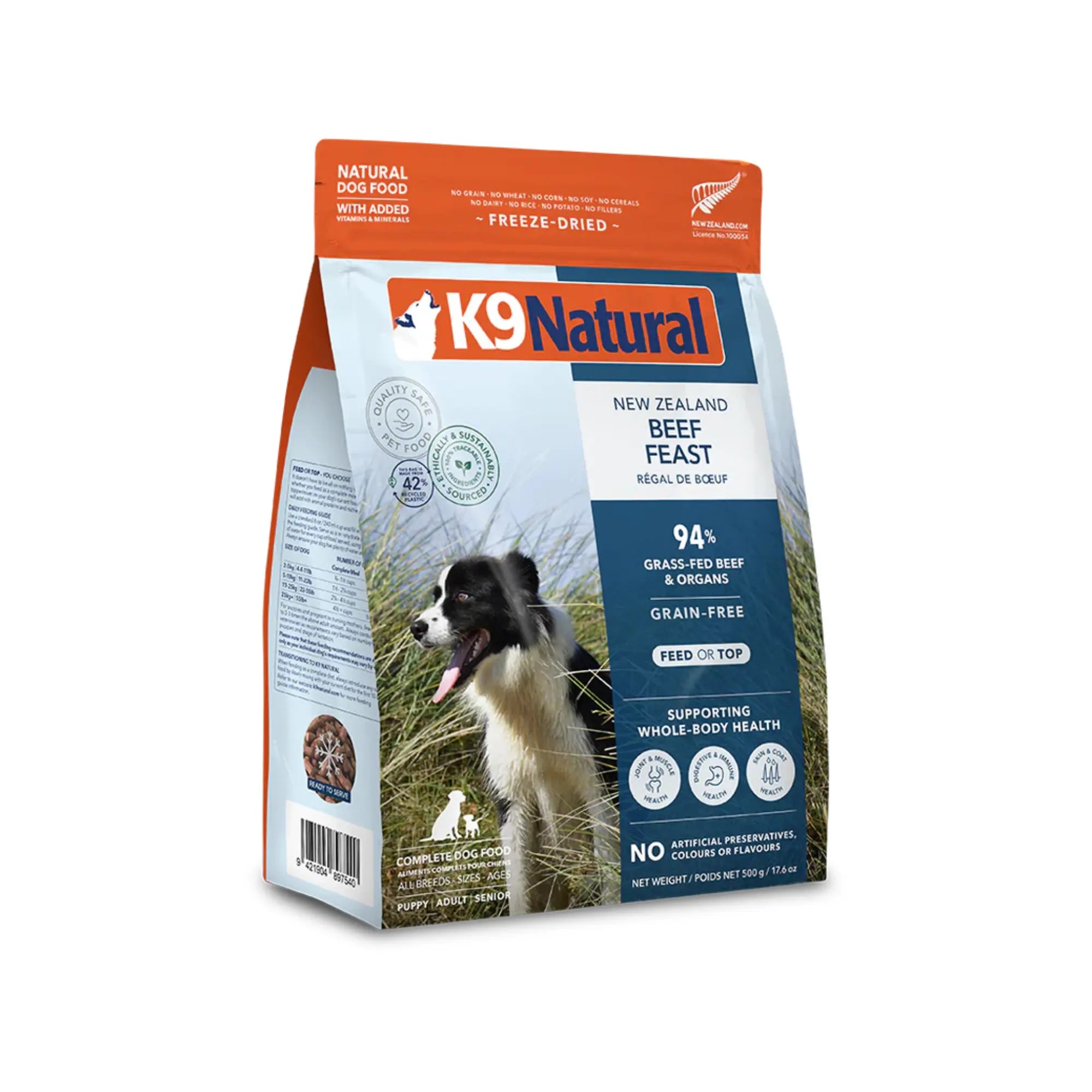 K9 Natural - Nourriture lyophilisées pour chiens