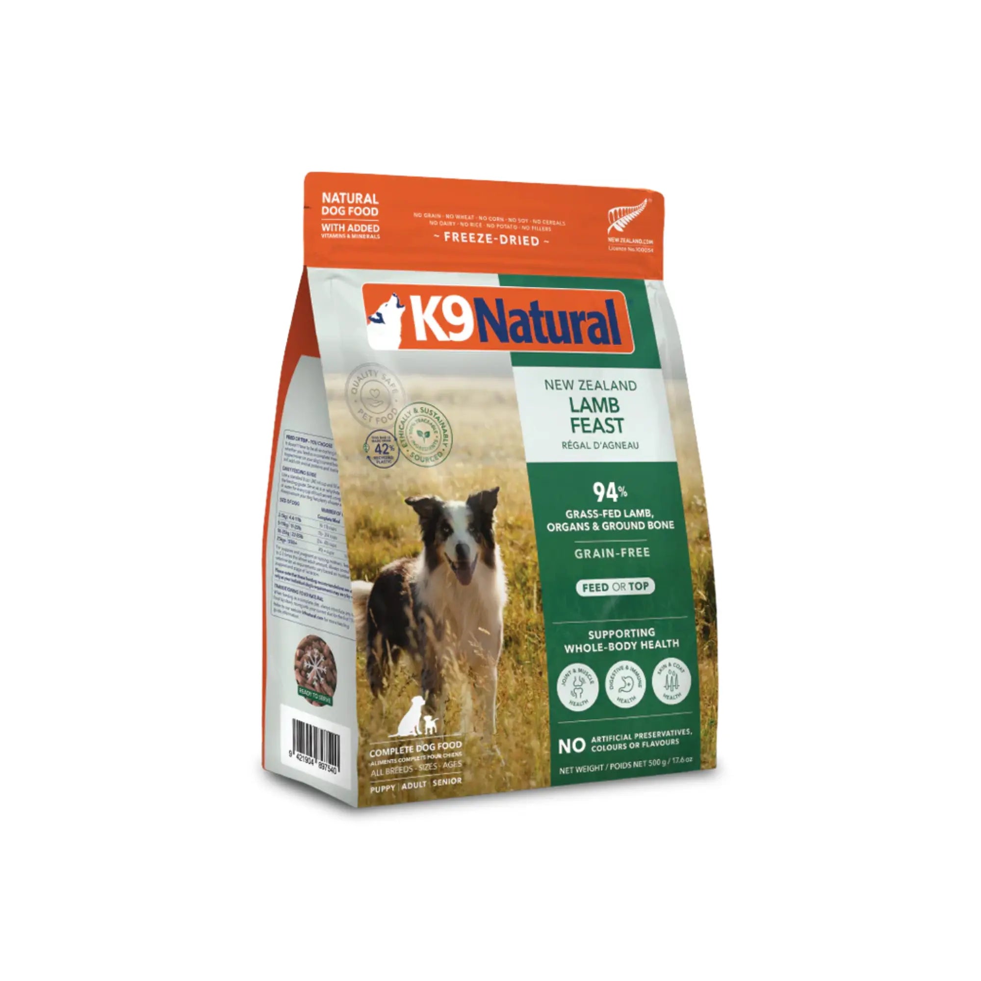 K9 Natural - Nourriture lyophilisées pour chiens