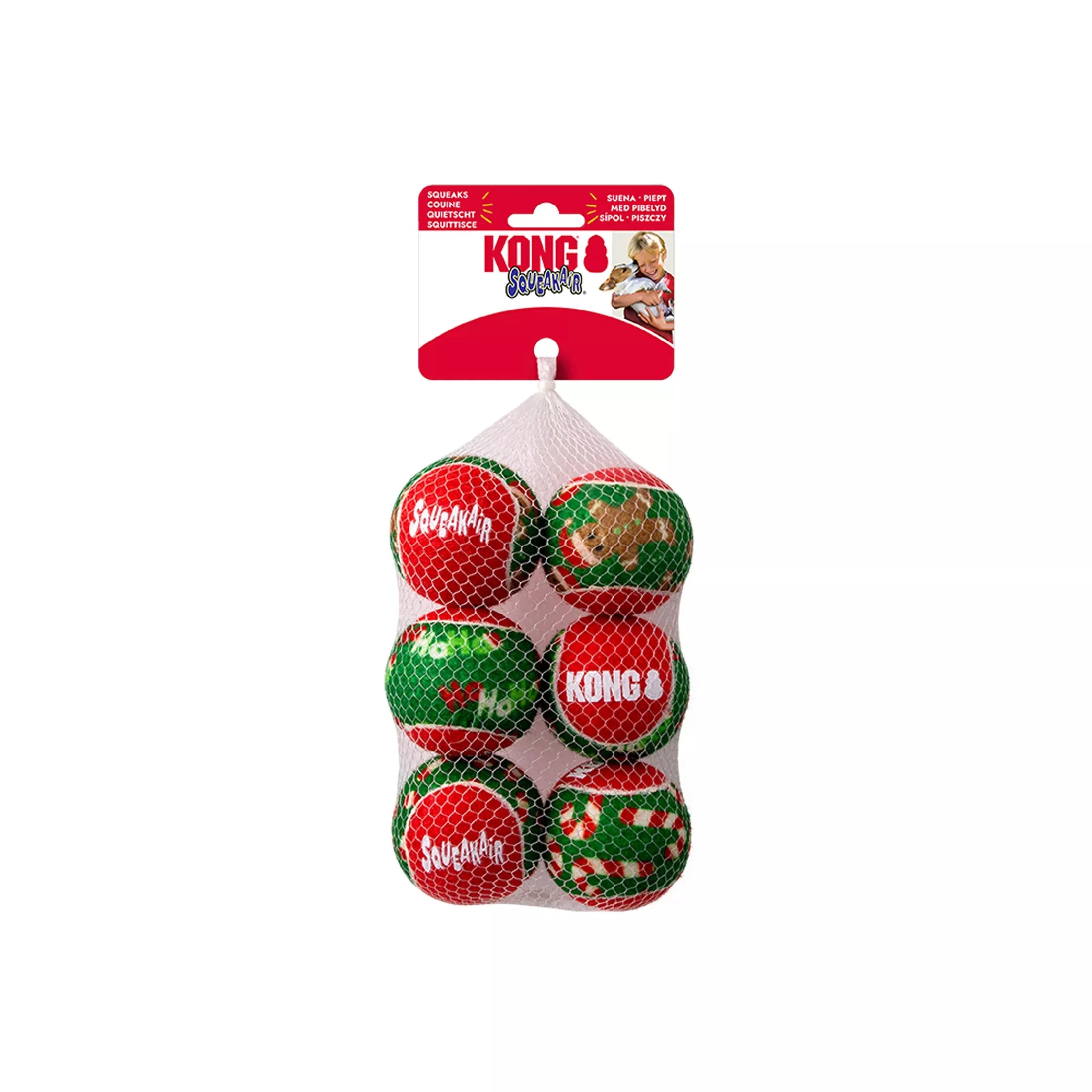 Kong - Balles de Noël pour chiens (6 pqt) KONG ™