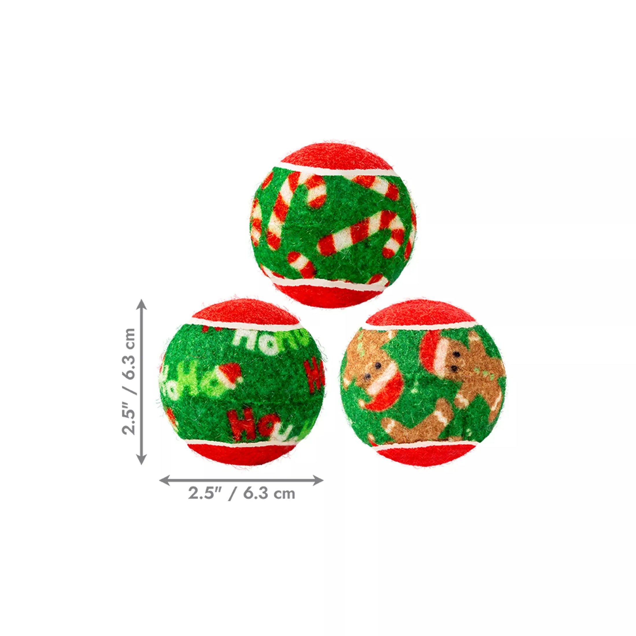 Kong - Balles de Noël pour chiens (6 pqt) KONG ™