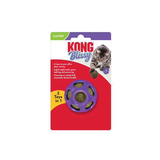 Kong - Boule Blissy avec herbe à chat KONG ™