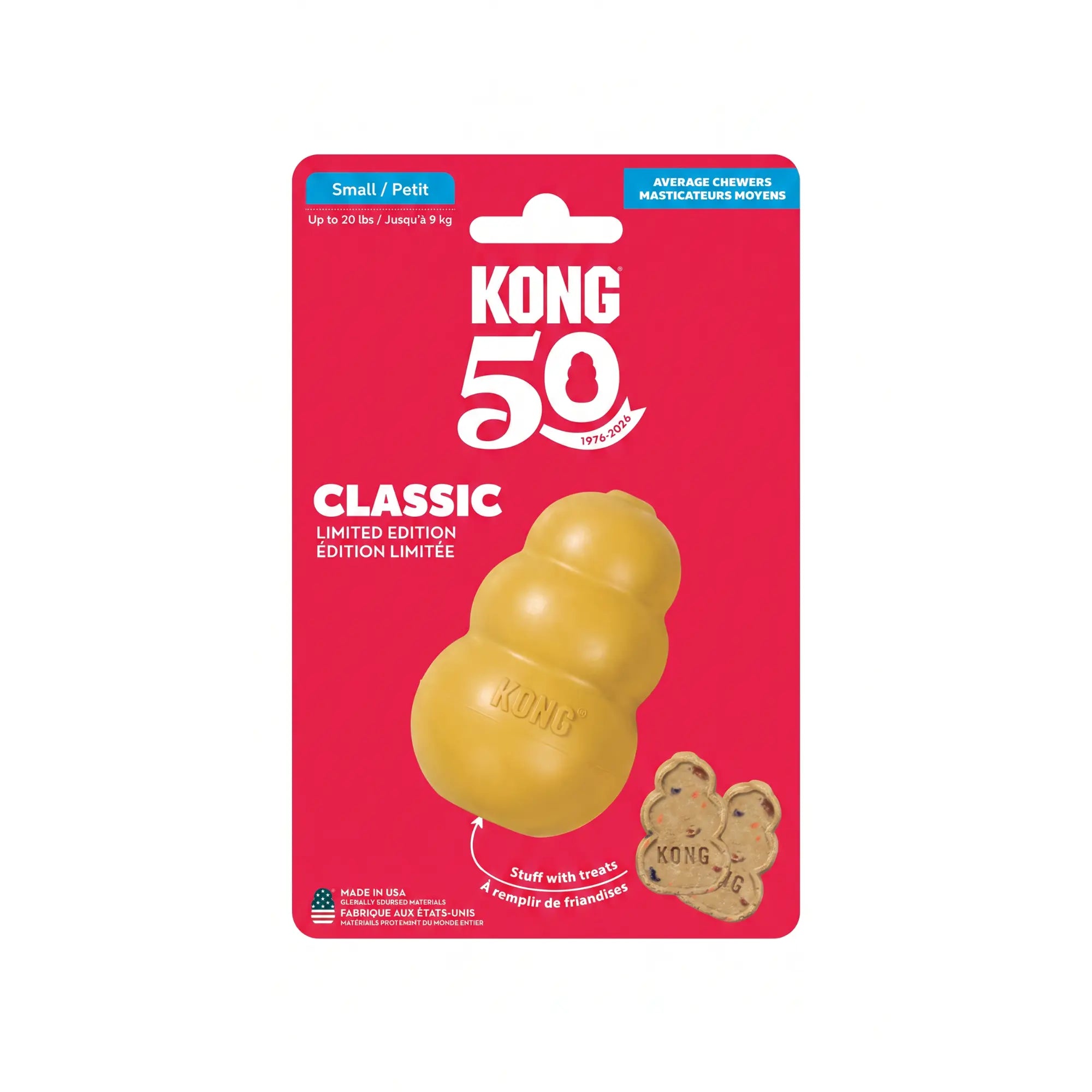 Kong Classic - Jouet 50ème anniversaire à remplir pour chiens
