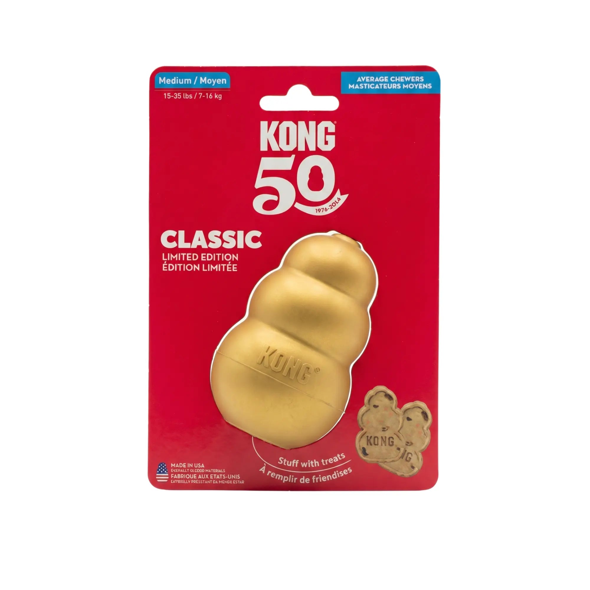 Kong Classic - Jouet 50ème anniversaire à remplir pour chiens