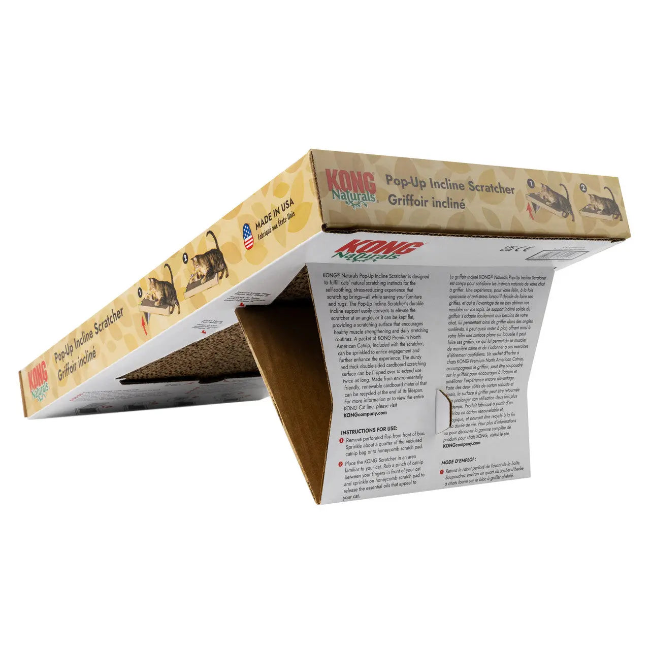 Kong - Griffoir incliné naturel pour chats KONG ™