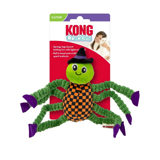 Kong Halloween - Jouet Crackles araignée pour chats