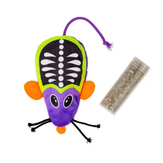 Kong Halloween - Jouet Souris squelette rechargeable pour chats