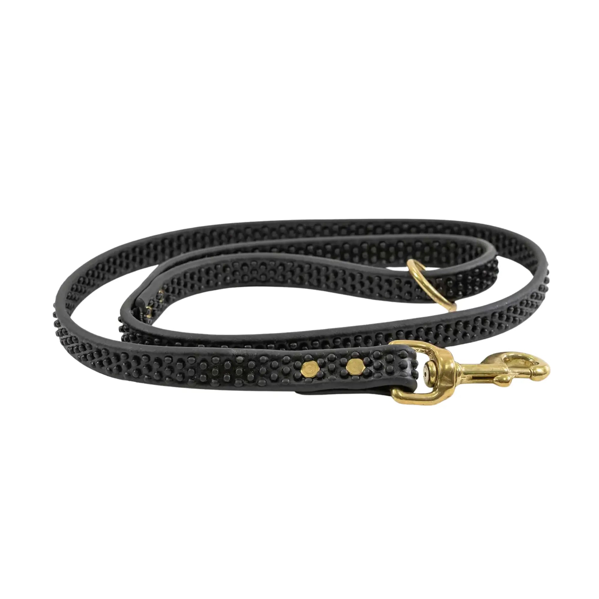Leash Paw - Laisse noire anti-dérapante pour animaux 5"