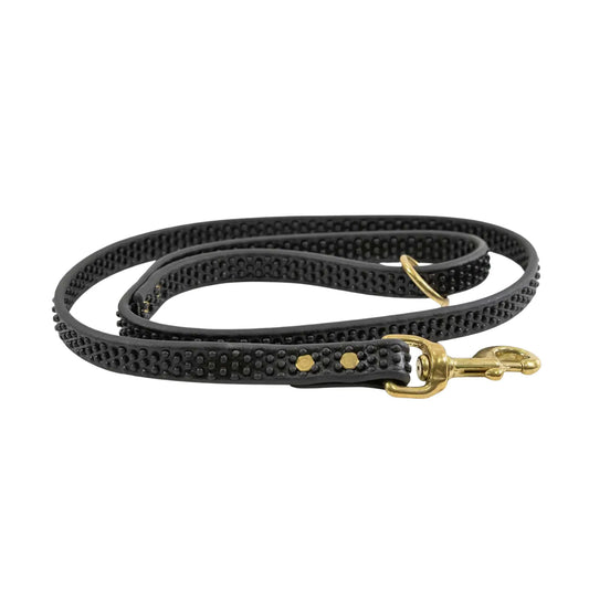 Leash Paw - Laisse noire anti-dérapante pour animaux 5"