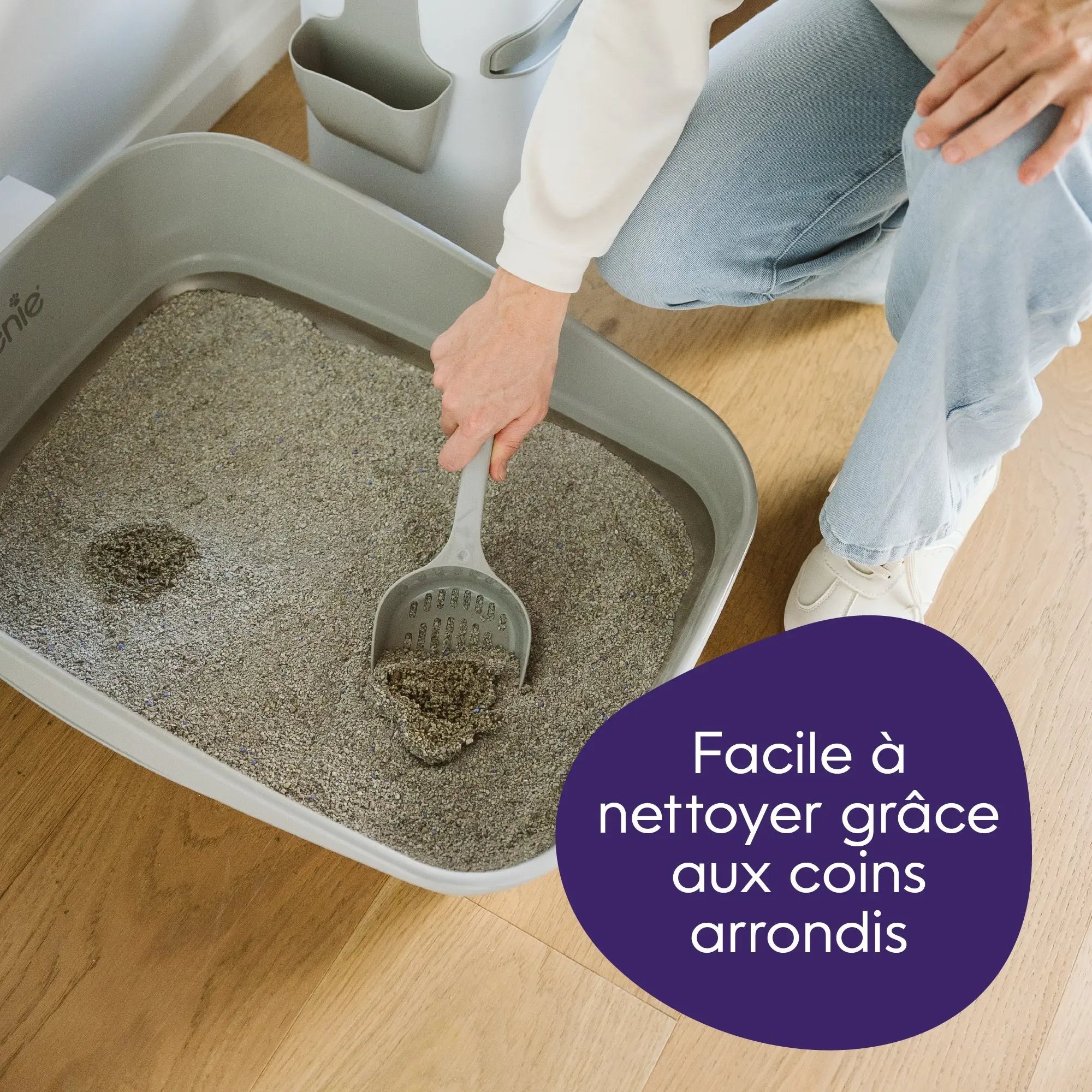 Litter Genie - Bac à litière Platinum Litter Genie