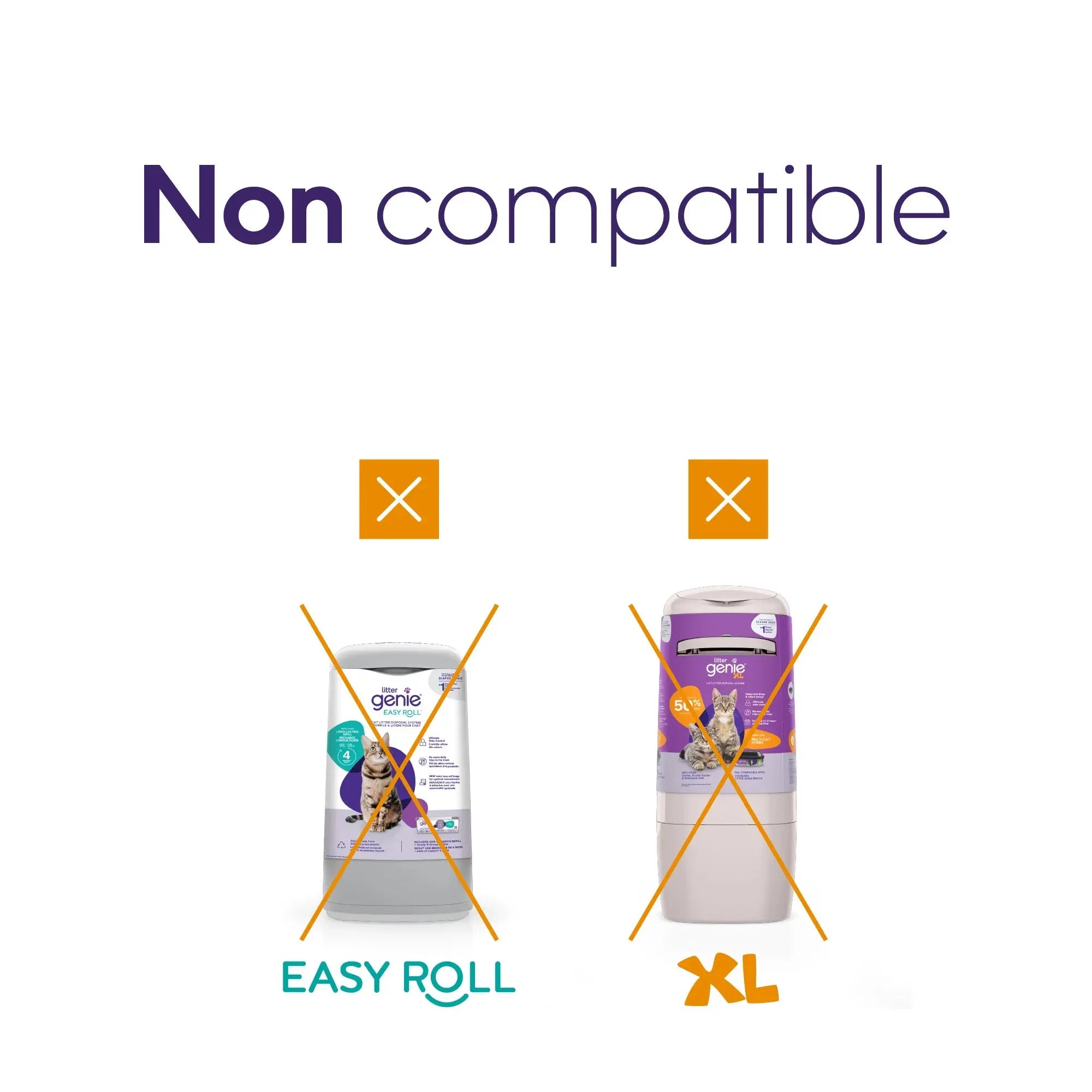 Litter Genie - Sacs de recharge pour poubelle Litter Genie