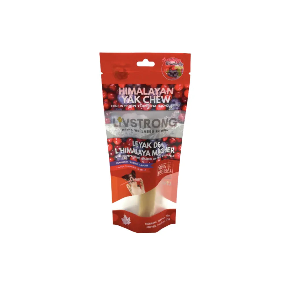 LivStrong - Fromage de Yak avec saveurs variées pour chien LivStrong