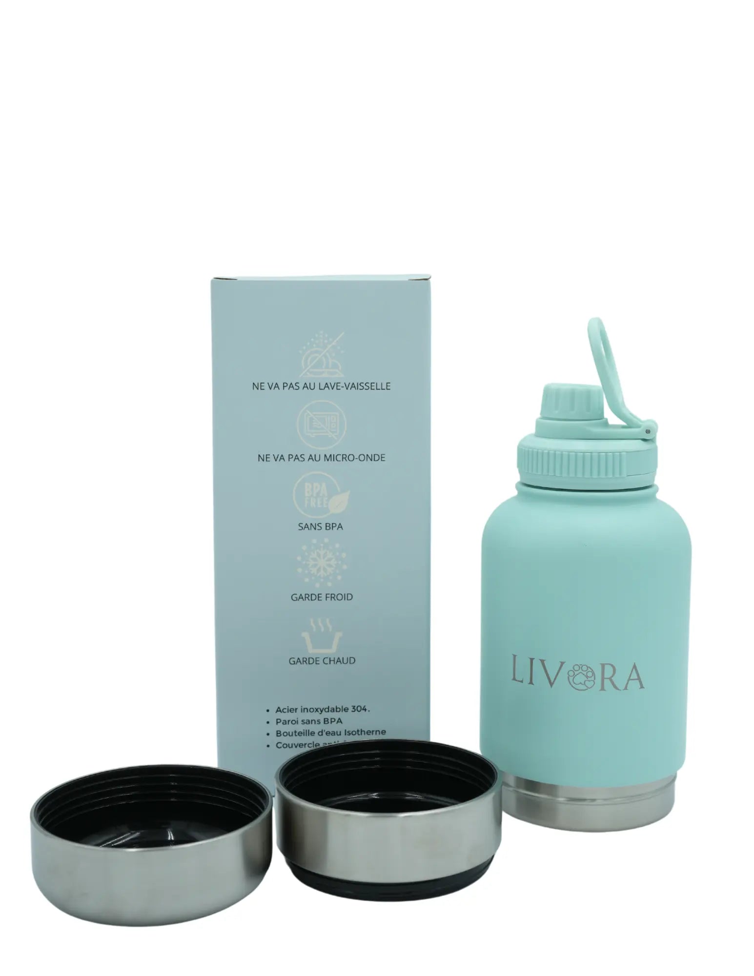 Livora - Bouteille 3 en 1 pour Chien Livora