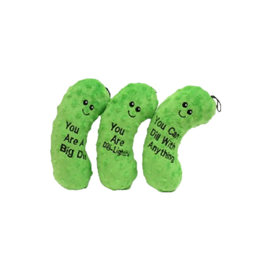 Multipet - Jouet Peluche Cornichon pour chiens 8"