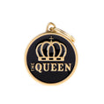 Load image into Gallery viewer, My Family - Médaillons pour chien - Big White Satin "The Queen" My Family
