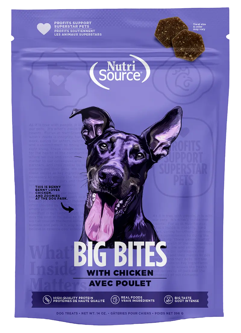 NutriSource - Big Bites 14oz NutriSource