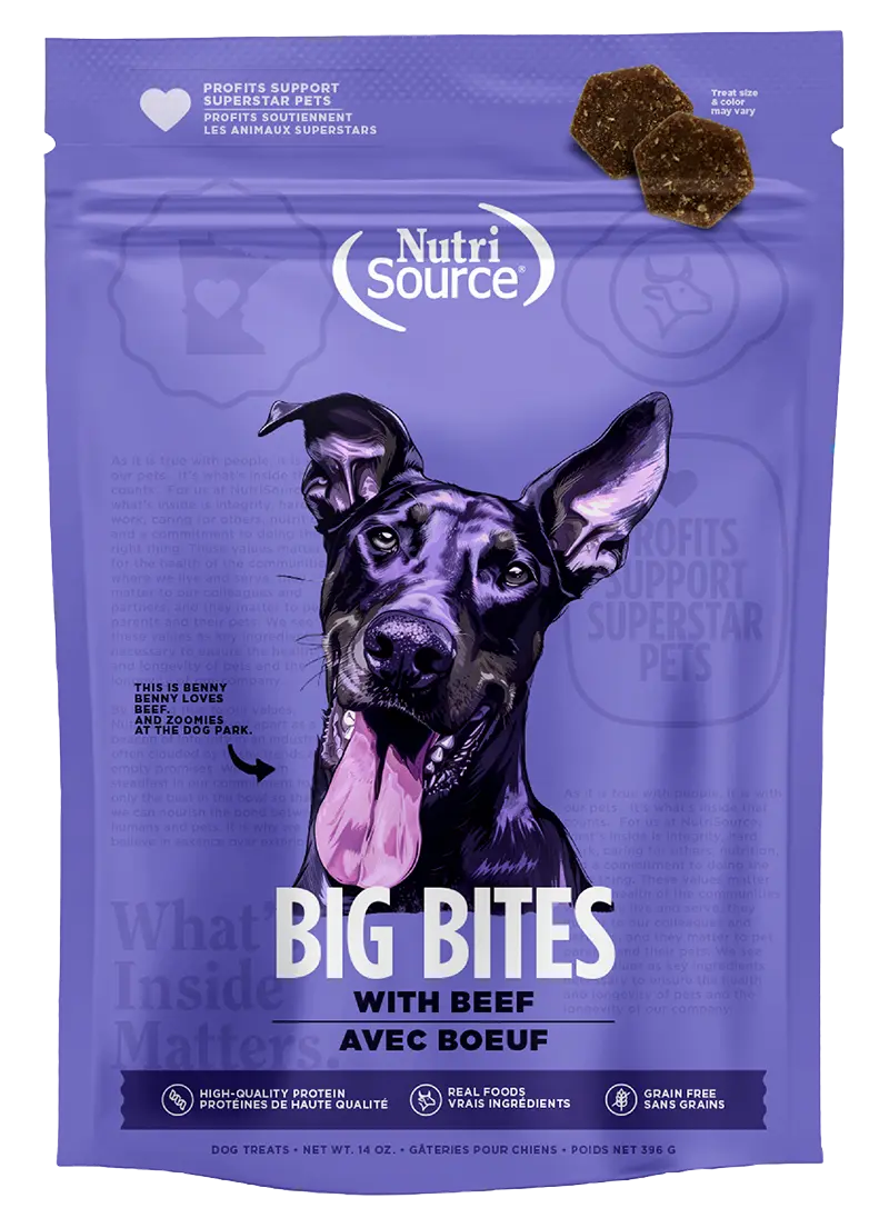 NutriSource - Big Bites 14oz NutriSource