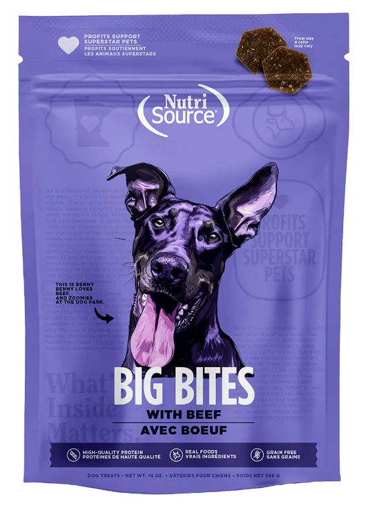 NutriSource - Big Bites 14oz NutriSource
