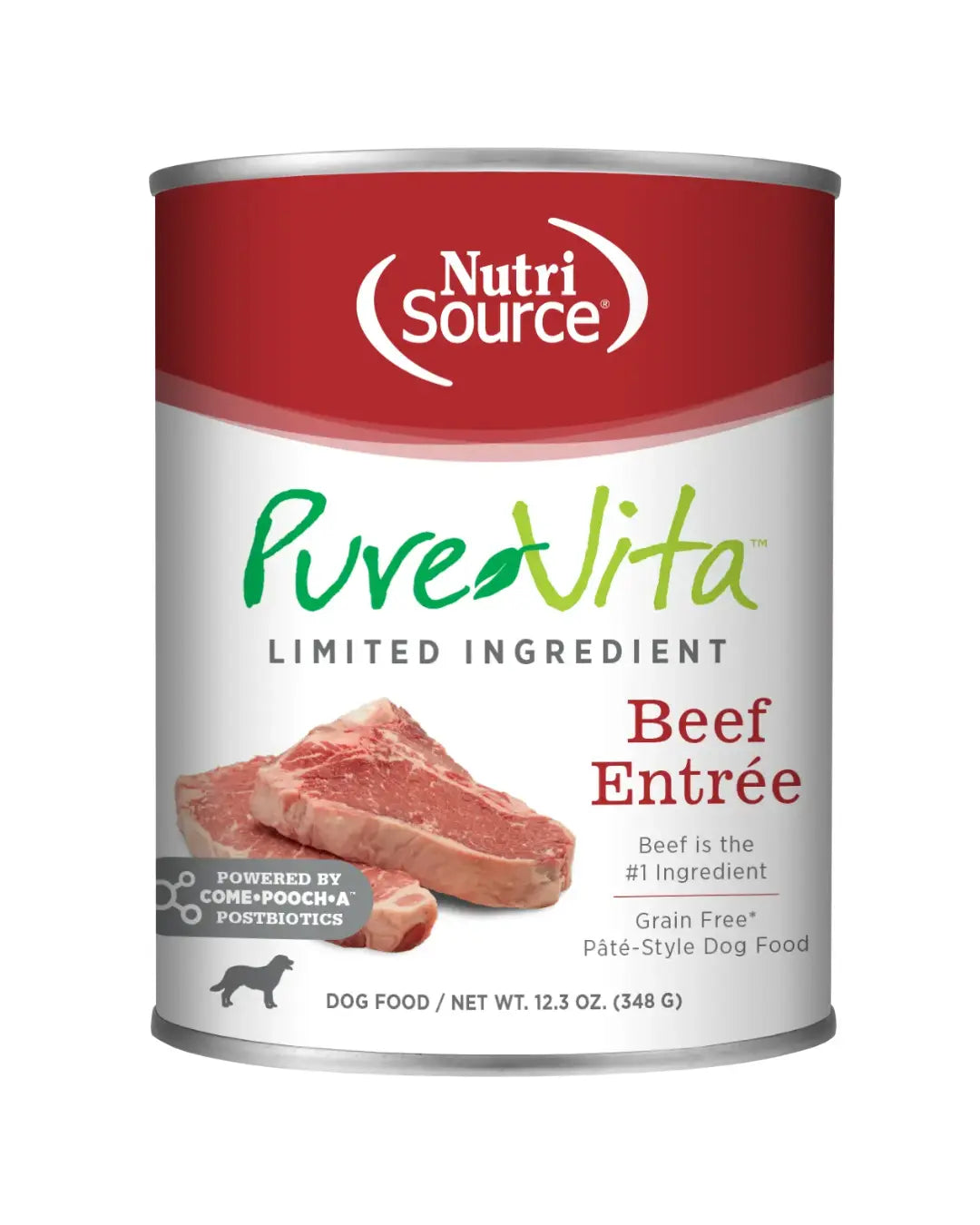 NutriSource PureVita - Source de protéine unique pour chien 12.3oz NutriSource