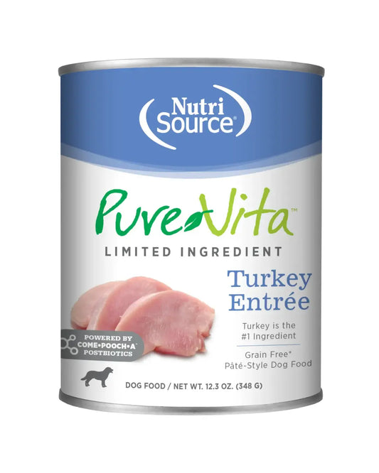 NutriSource PureVita - Source de protéine unique pour chien 12.3oz NutriSource
