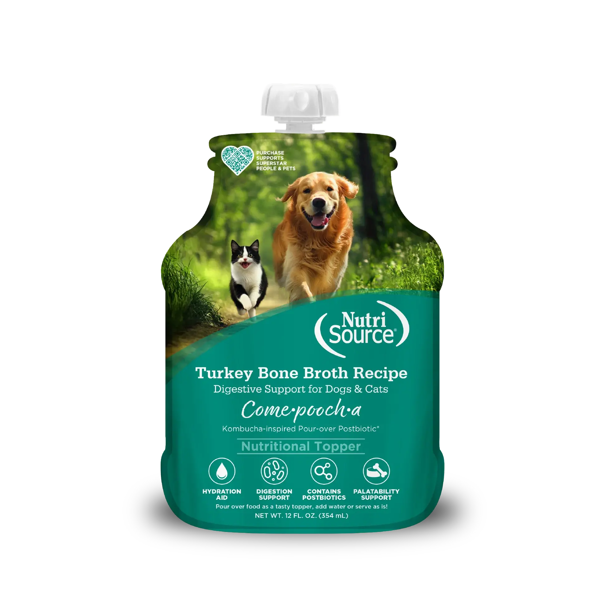 Nutrisource - Come-Pooch-A Bouillon pour chien 12 oz