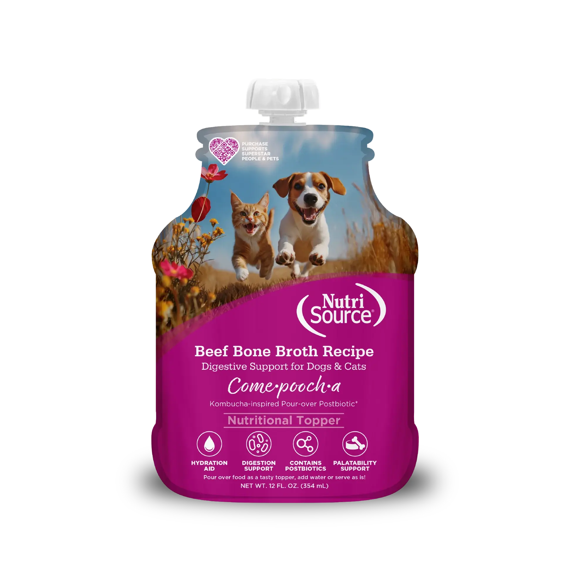 Nutrisource - Come-Pooch-A Bouillon pour chien 12 oz