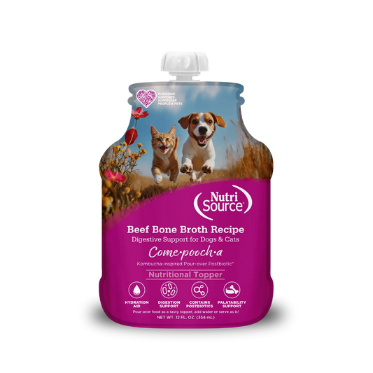 Nutrisource - Come-Pooch-A Bouillon pour chien 12 oz