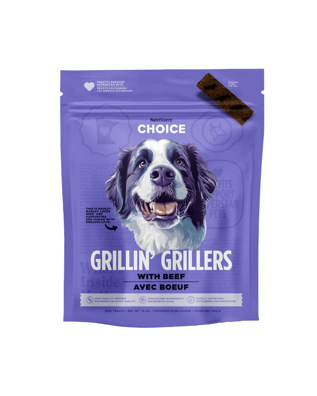 Nutrisource - Friandises Grillin' Grillers pour chiens NutriSource