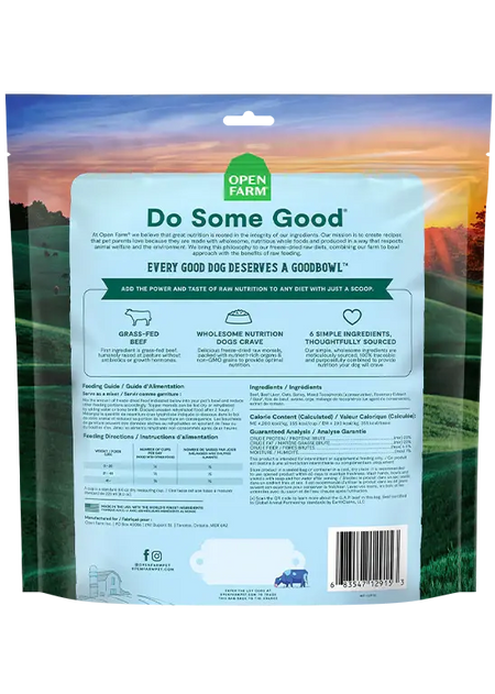 Open Farm Goodbowl - Topper Garniture pour chien Open Farm