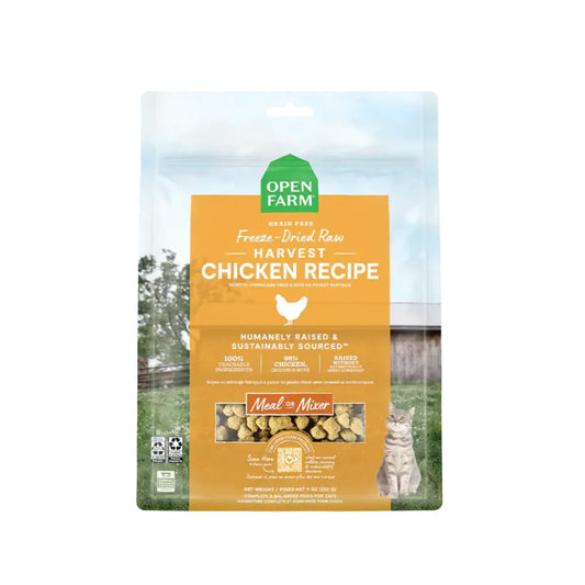 Open Farm - Nourriture Crue Lyophilisée pour Chat