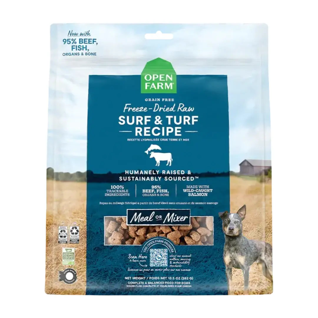 Open Farm - Nourriture Crue Lyophilisée pour chien Open Farm
