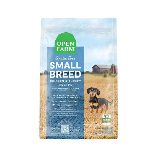 Open Farm - Nourriture sans Céréales pour chiens de petite race au Poulet Open Farm