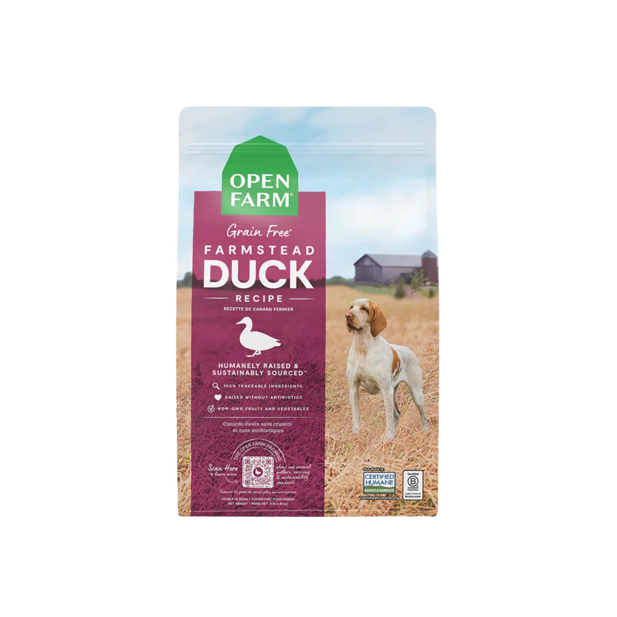 Open Farm - Nourriture sans grains pour chiens