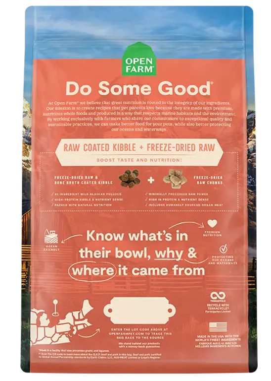 Open Farm - Rawmix Croquettes Sans Grains pour Chiens Open Farm