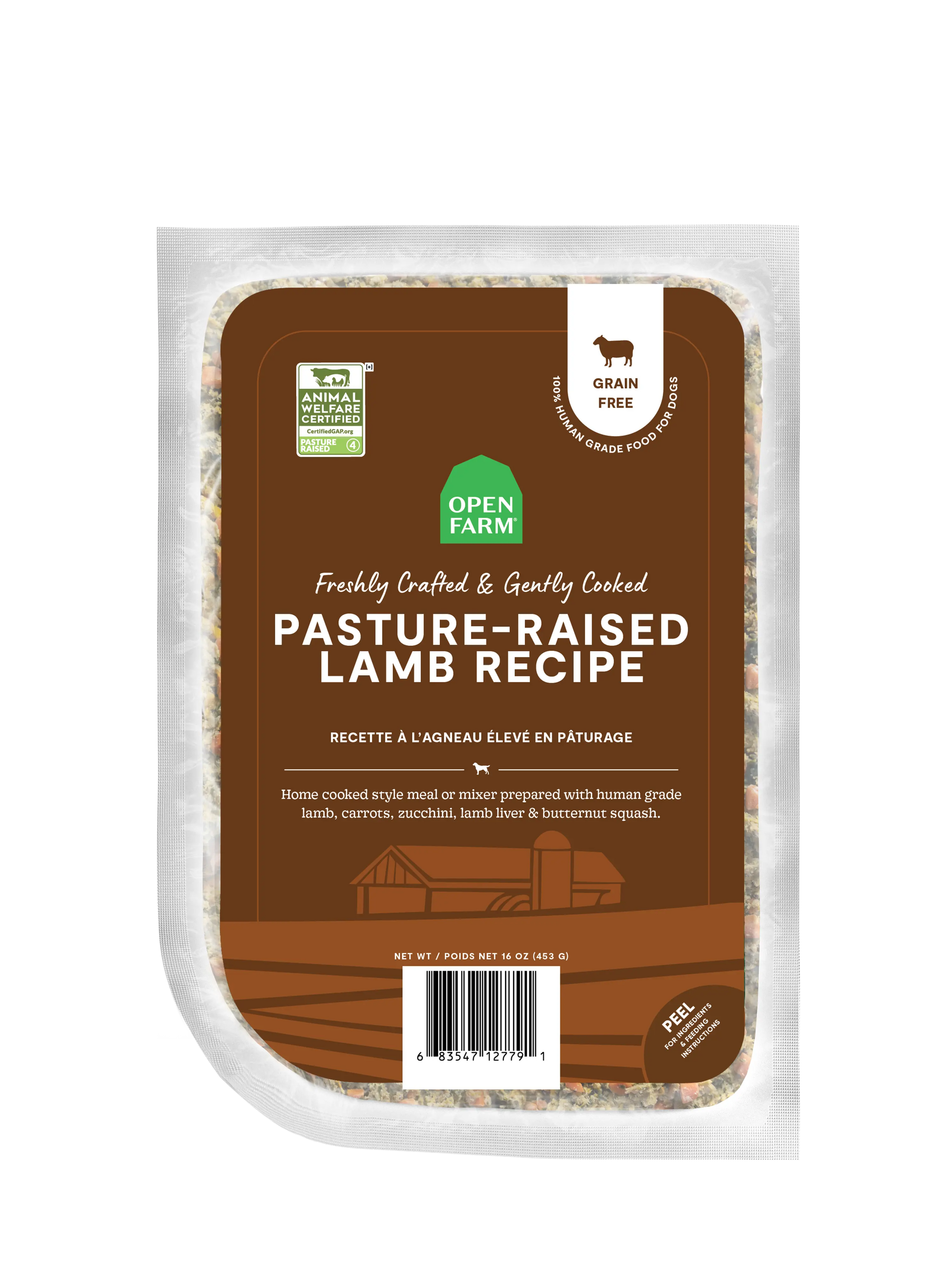 Open Farm - Recette Gently Cooked congelée pour chien Open Farm