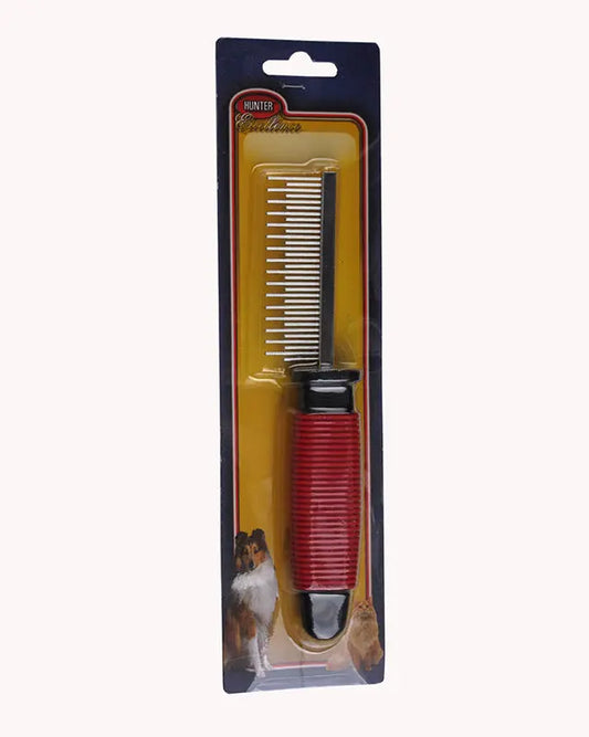 Peigne pour la mue avec poignée – 50 dents courtes/longues Livora