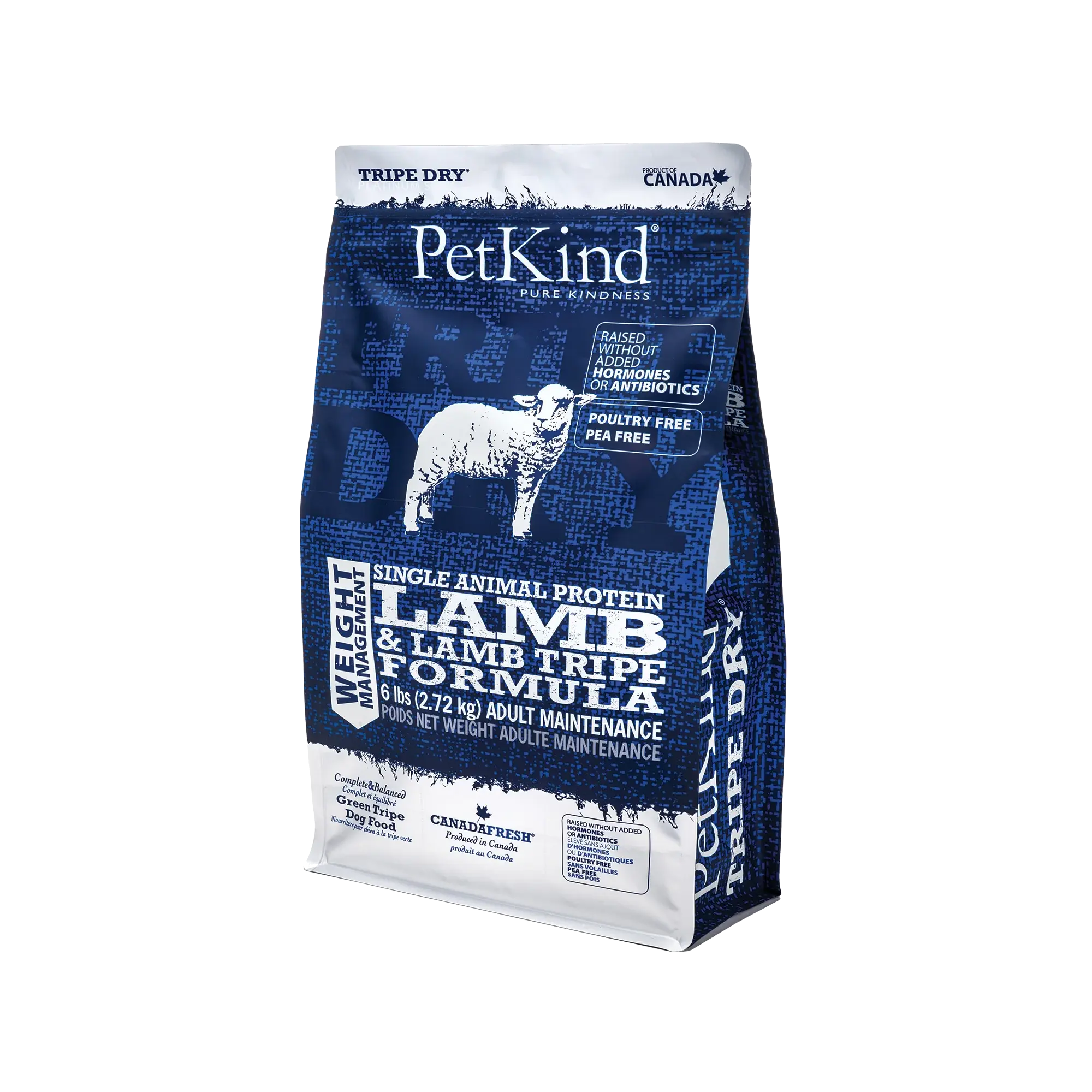 PetKind - Nourriture pour chien à l'agneau pour le Contrôle du Poids PetKind