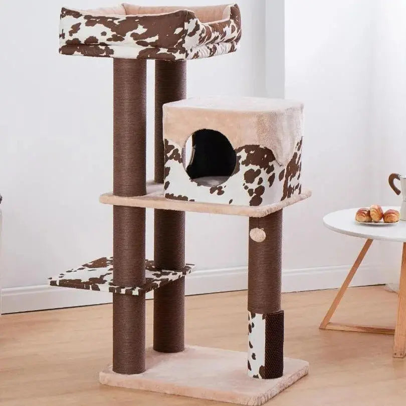 Petpals - Arbre à chat Cowboy à 4 niveaux PetPals
