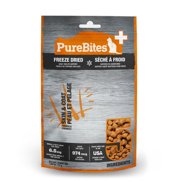 Purebites+ - Complément alimentaire lyophilisée pour chats