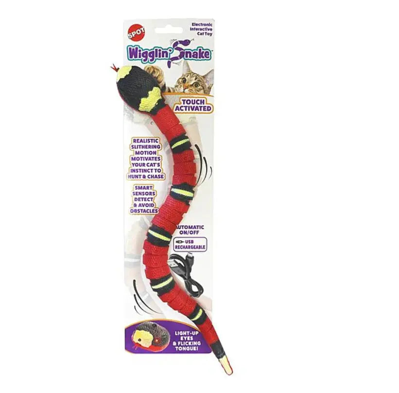 Spot - Jouet Serpent zigouillant pour chats