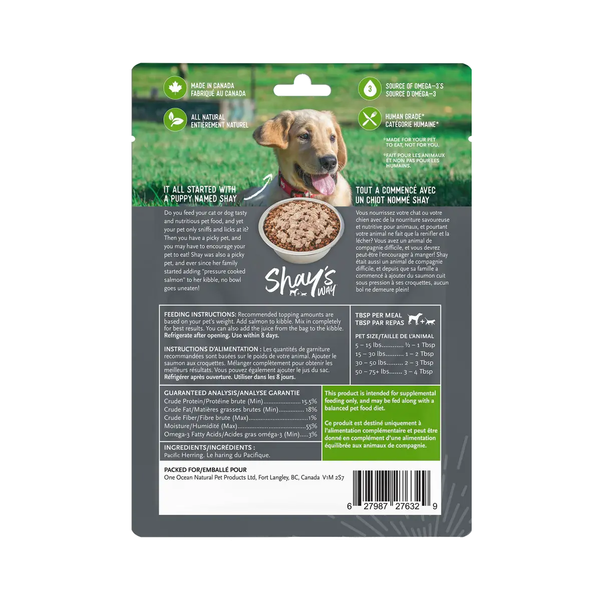 Shay's Way Topper - Différentes Saveurs - 4oz & 8oz Shay's Way