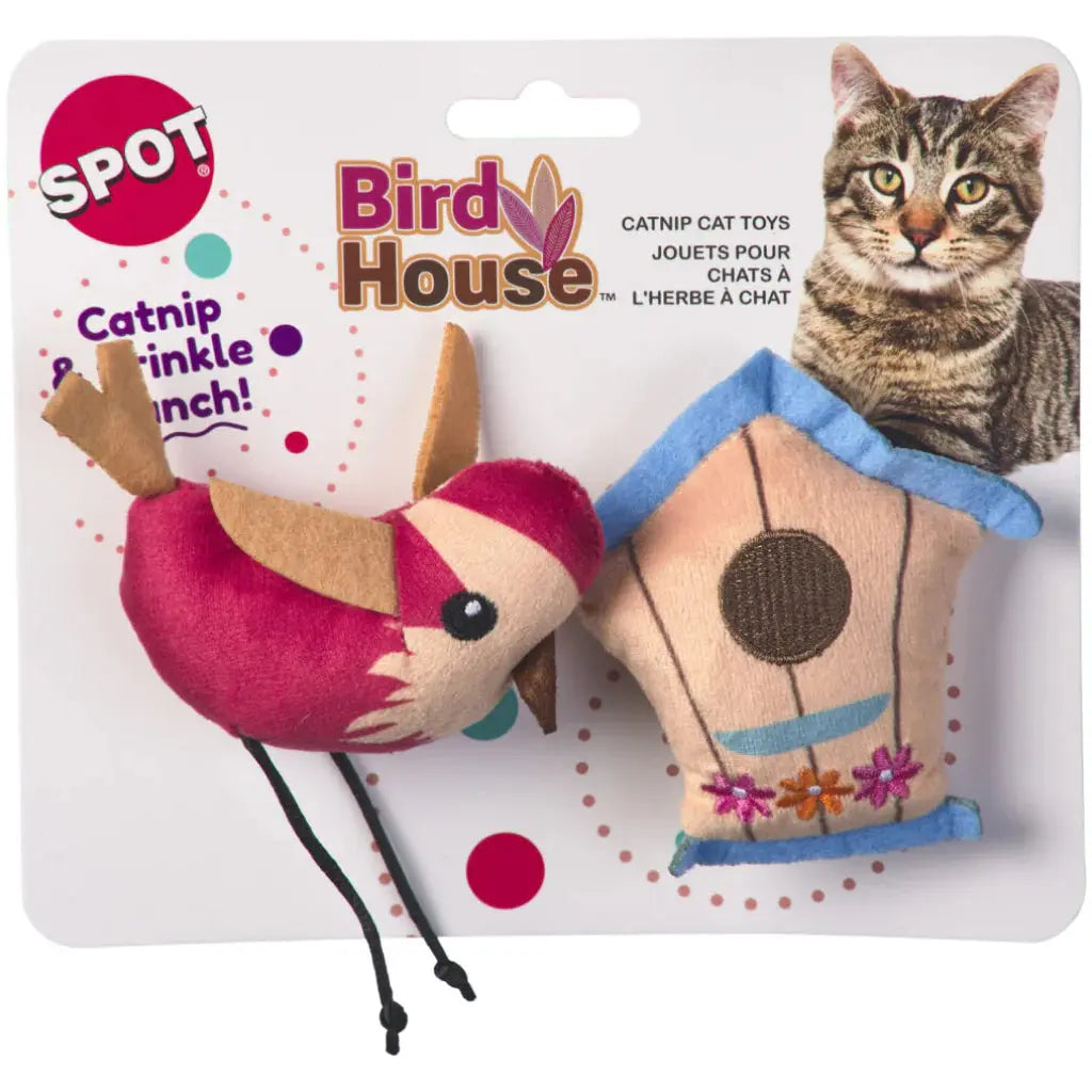Spot - Jouet Oiseaux et Maison pour chats