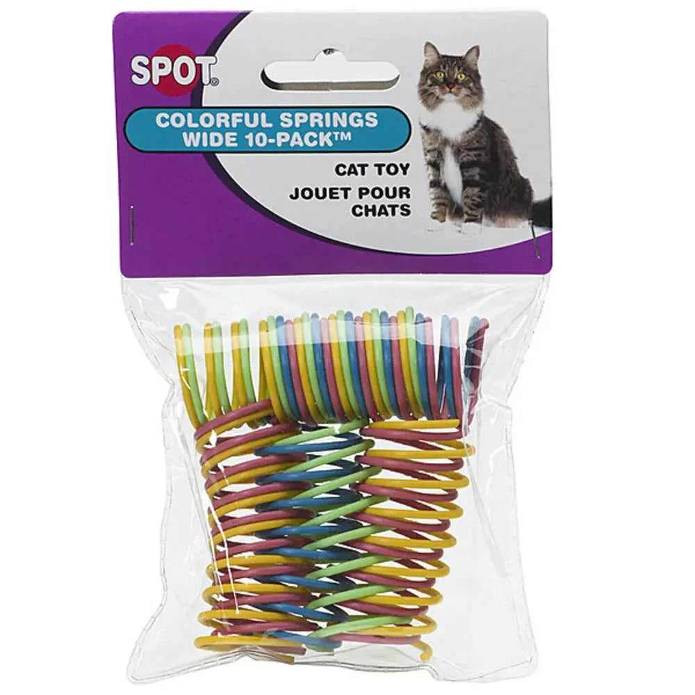 Spot - Jouet ressort pour chats (paquet 10) Spot